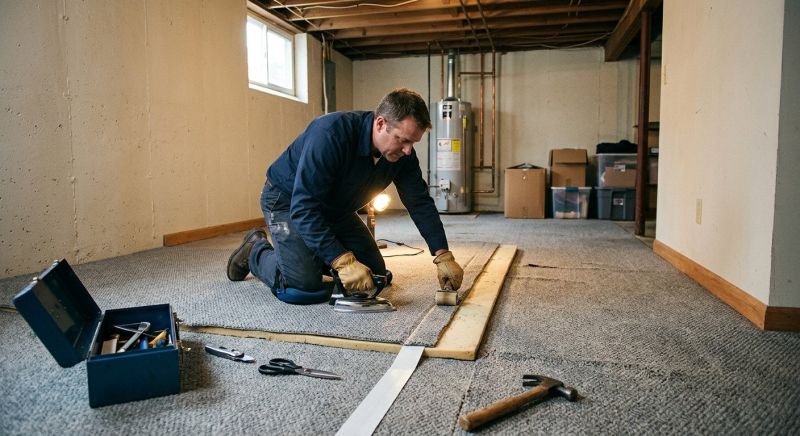 Basement Carpet Repair in Denver County, CO